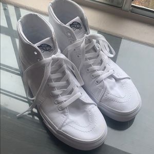 Sk8 hi vans white ❌ SOLD ❌